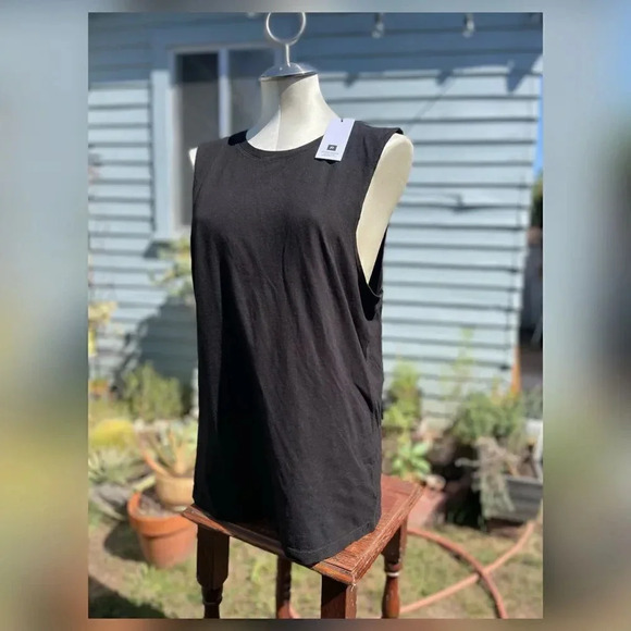 Richer Poorer — Women’s Muscle Black Tank Top  - Picture 2 of 3